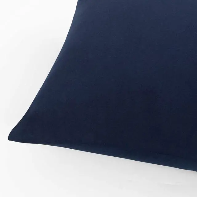 Alt view image 7 of 7 - FLXXIE 2-Pack Microfiber King Pillow Cases, Envelope Closure, Navy