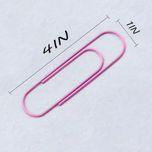 Alt view image 6 of 6 - Large Paper Clips,40-Pack 4 Inches Jumbo Paper Clips