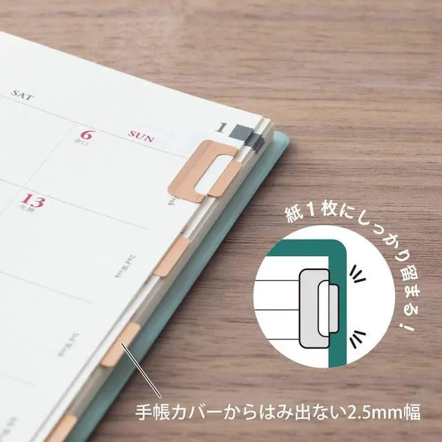 Alt view image 3 of 6 - Midori Chiratto Index Clips