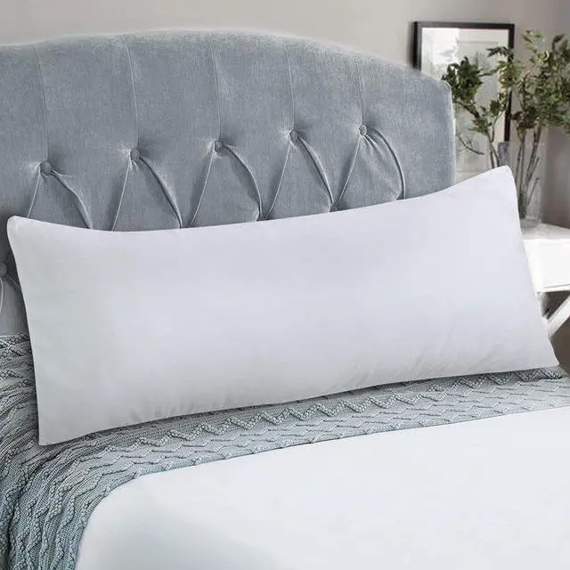 Main image of Waterproof Body Pillow Cover, Body Pillow Size Protectors 21" x 55", White