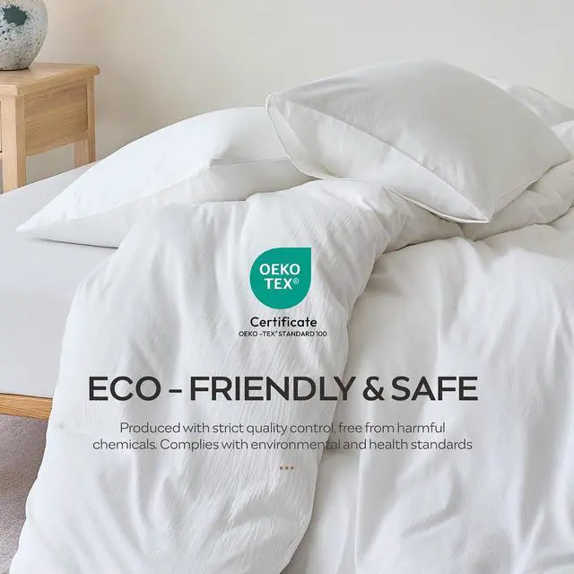 Alt view image 3 of 7 - JELLYMONI 100% Washed Cotton Pillowcases, Body, Envelope Closure 1-Pack