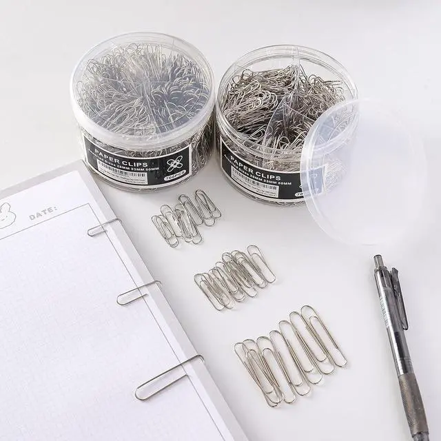 Alt view image 5 of 6 - Wakawaga 700pcs Paper Clips Assorted Sizes Large (700PCS)