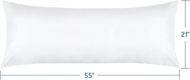 Alt view image 4 of 5 - Waterproof Body Pillow Cover, Body Pillow Size Protectors 21" x 55", White
