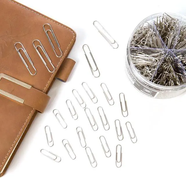 Alt view image 6 of 6 - Wakawaga 700pcs Paper Clips Assorted Sizes Large (700PCS)