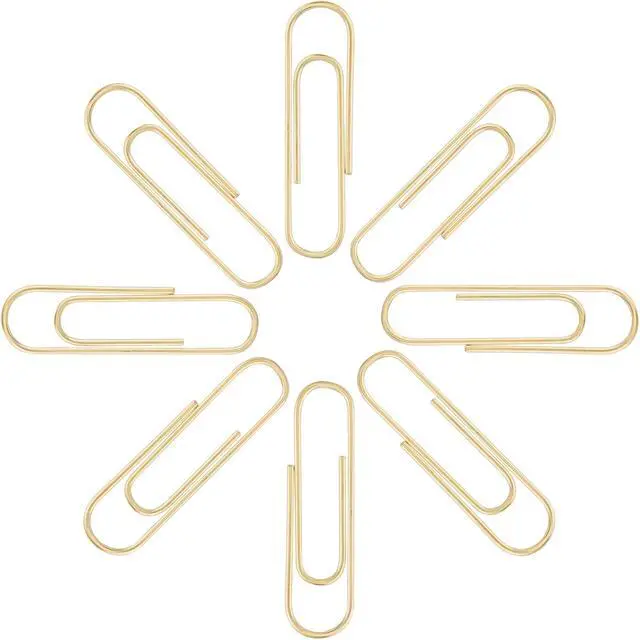 Alt view image 3 of 6 - Gold Paper Clips, 300-Count, 1.1 Inch (28mm) Small