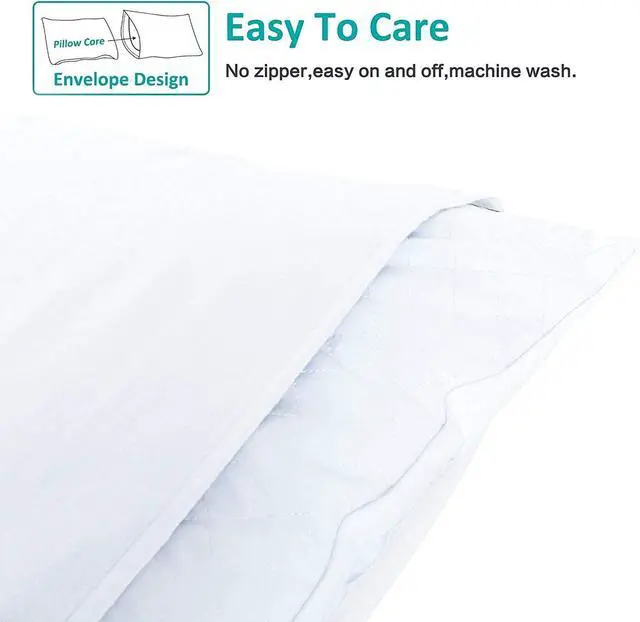 Alt view image 6 of 7 - NTBAY Queen Microfiber Pillowcases, 4 Pack, 20 x 30, White