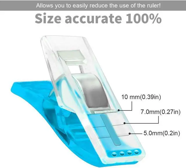 Alt view image 2 of 7 - Multipurpose Sewing Clips 30 Pcs Premium Quilting Accessories - Assorted Colors Fabric Clips for Sewing Supplies and Crafting Tools