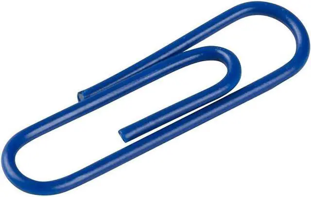 Alt view image 3 of 3 - JAM PAPER Colorful Standard Paper Clips - Regular 1 Inch - Dark Blue Paperclips - 100/Pack