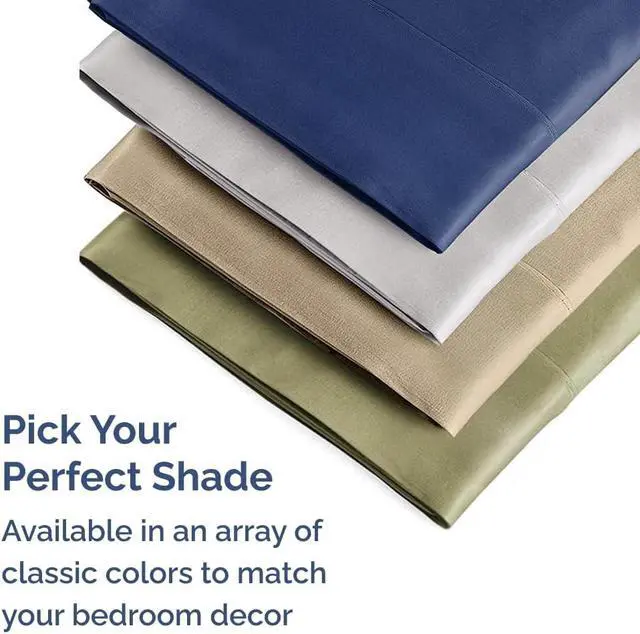 Alt view image 7 of 7 - Queen Pillow Cases - 2 Pack Pillowcase Covers - 20" x 30" (French Grey)