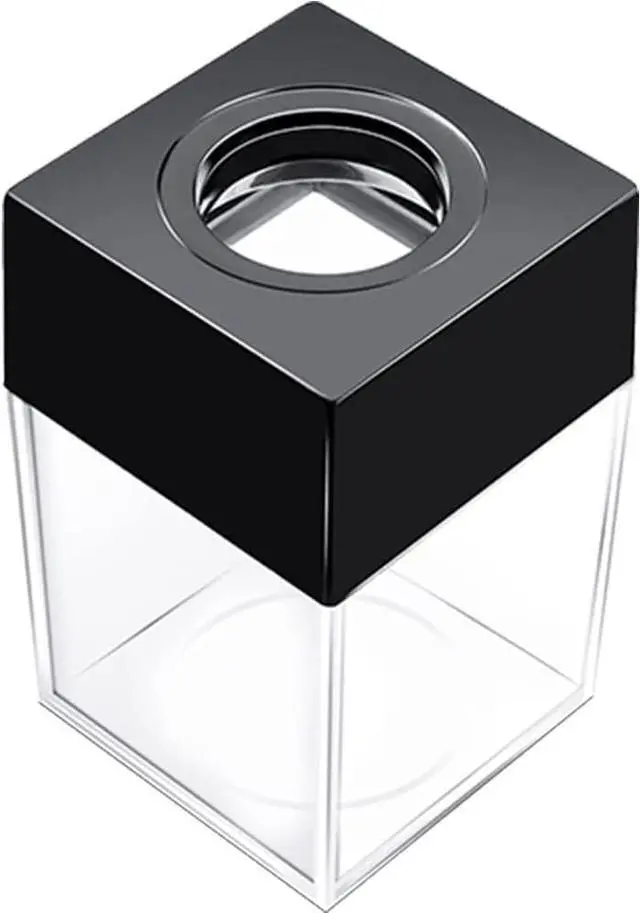Main image of grwanpen® Extra Large Magnetic Paper Cilp Dispenser, 500 Clip Capacity ,Black,1 pack