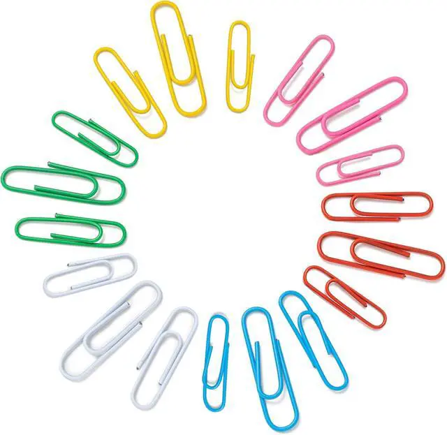 Alt view image 4 of 6 - Paper Clips Assorted Sizes, Cute Colored Paper Clip for Office Supplies,Small Medium Large Jumbo, Colorful and Heavy Duty, Ideal for Bookmark- Pack of 350