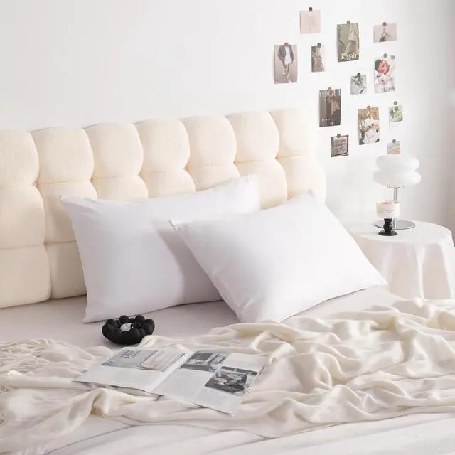 Alt view image 2 of 7 - NTBAY Queen Microfiber Pillowcases, 4 Pack, 20 x 30, White