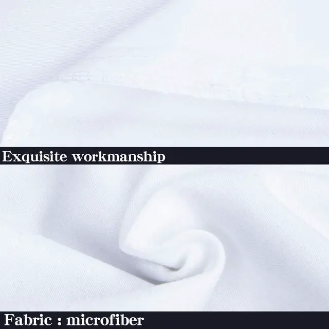 Alt view image 4 of 7 - NTBAY Queen Microfiber Pillowcases, 4 Pack, 20 x 30, White