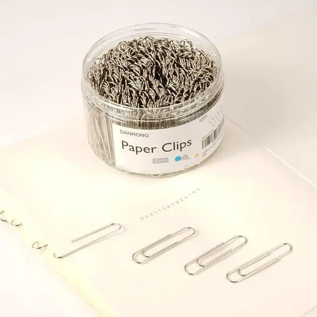Alt view image 6 of 7 - Silver Jumbo Paper Clips, 270pcs 2 Inch (50 mm) Paper Clip, Large Paperclips Great for Office School and Personal Use(2 in, Silver)