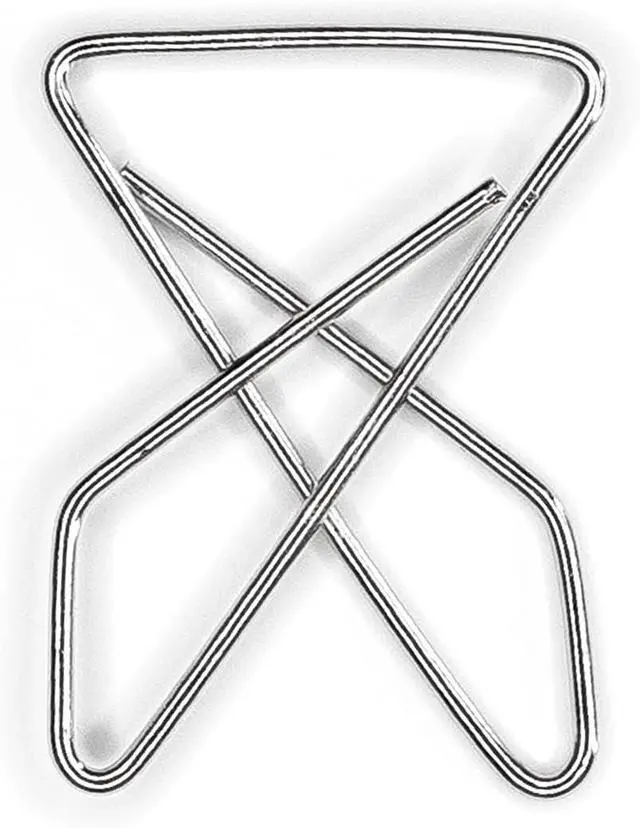 Alt view image 2 of 4 - ACCO Ideal Butterfly Paper Clamps, Steel Wire, Small 1.5 Inch Size, 100 Sheet Capacity, Silver, 50 Clamps per Box (A7072620)