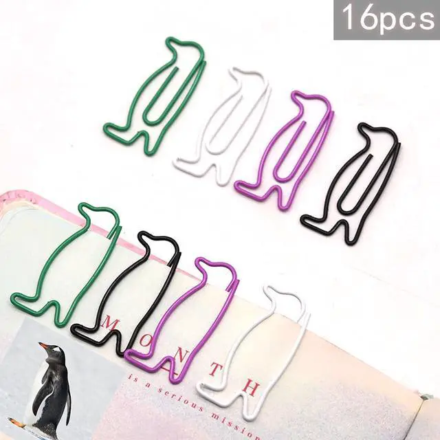 Alt view image 4 of 6 - 96 Pcs Cute Animal Shaped Paper Clips, Fun Office Supplies