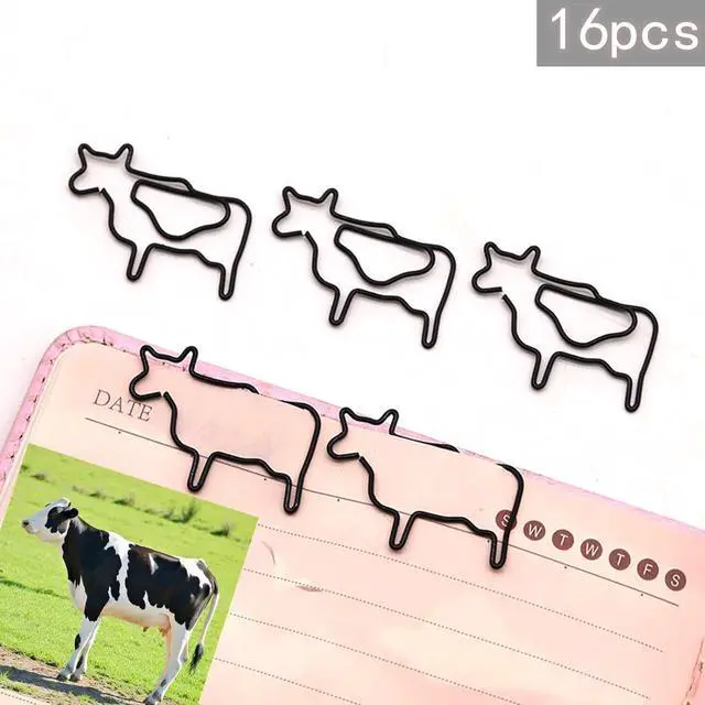 Alt view image 5 of 6 - 96 Pcs Cute Animal Shaped Paper Clips, Fun Office Supplies
