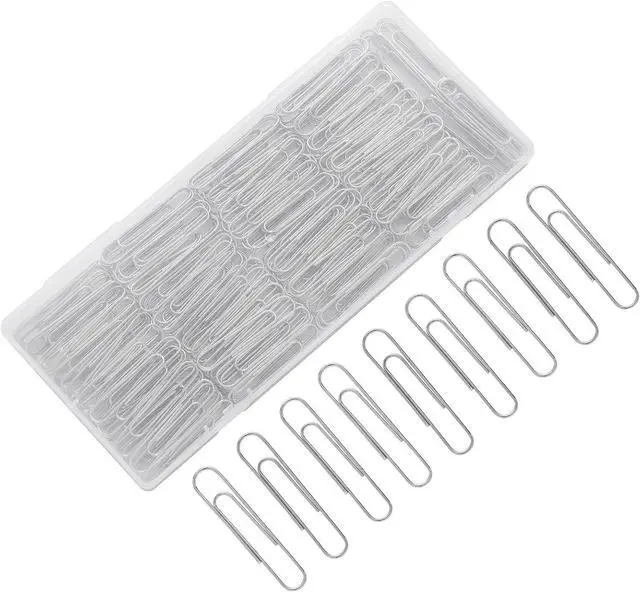 Main image of 280 Pcs Large Paper Clips, 2 Inch Jumbo Paperclip, Stainless Steel Paper Clips Large, Silver Paperclips for Home, School, Office Supplies