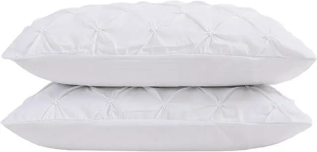Alt view image 2 of 6 - Vaulia Standard Pillow Shams 20 x 26 Set of 2, White
