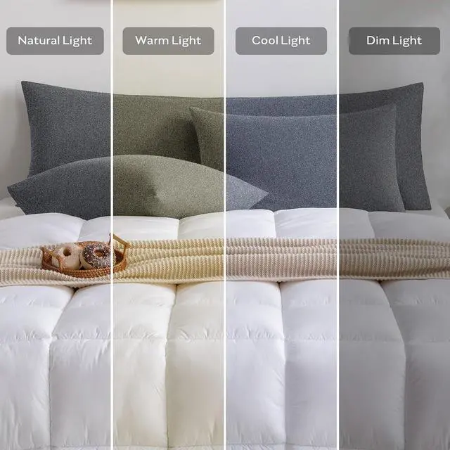 Alt view image 6 of 7 - JELLYMONI 100% Washed Cotton Pillowcases, Standard, Envelope Closure 2-Pack