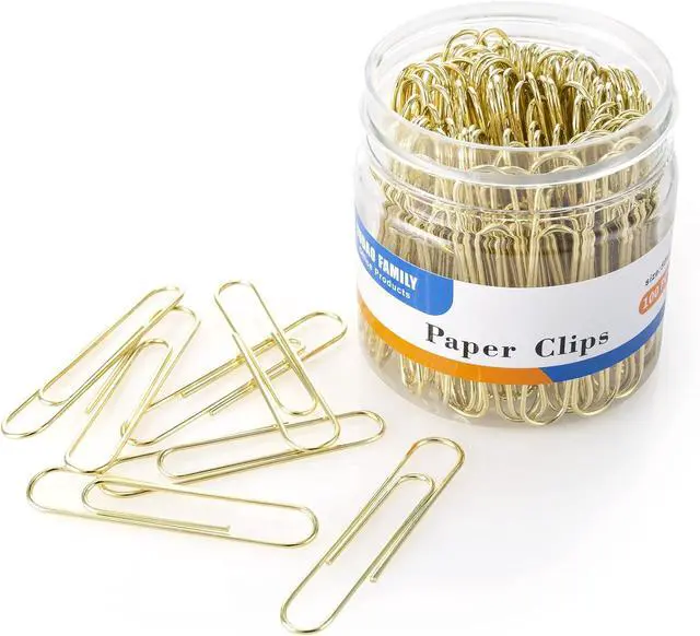 Alt view image 4 of 6 - Large Paper Clips, Gold Paper Clips, 2 Inch Paper Clip, Jumbo Paperclips 100/Pack