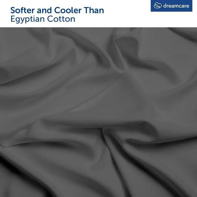 Alt view image 2 of 6 - Dreamcare Pillow Cases Queen Size Set of 2 - Double Brushed 1500 Luxury Series Microfiber - Envelope Closure, Wrinkle- Free, Cooling Pillow Cases - Queen Pillow Cases Set of 2 (20 x 30, Grey)