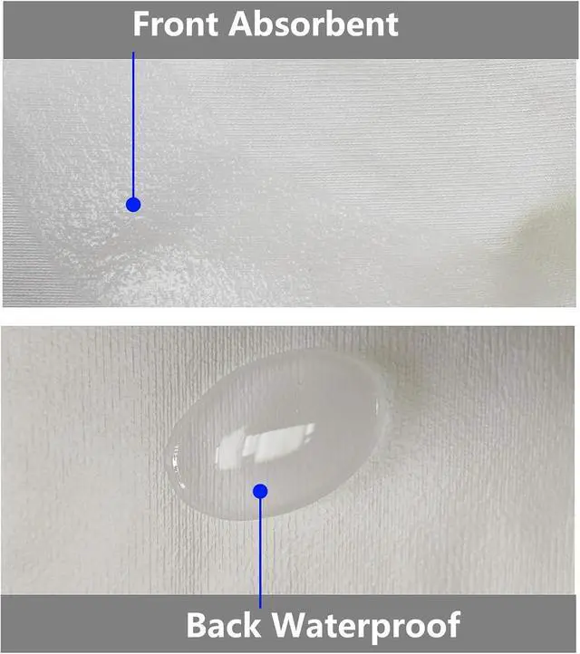 Alt view image 3 of 7 - Waterproof Pillow Protectors Standard 20x28 Inches 4 Pack with Zipper Fully Sealed Dust Moisture Sweat Proof Pillow Case Cover Protector Soft White (4, Queen 20x28)