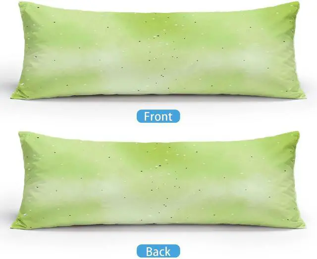 Alt view image 2 of 7 - Ultra Soft Body Pillowcase, Double-Sided Polyester Body Pillow Cover, Machine Washable Full Length Pillowcase for Bed & Sofa, Pillowcase Only