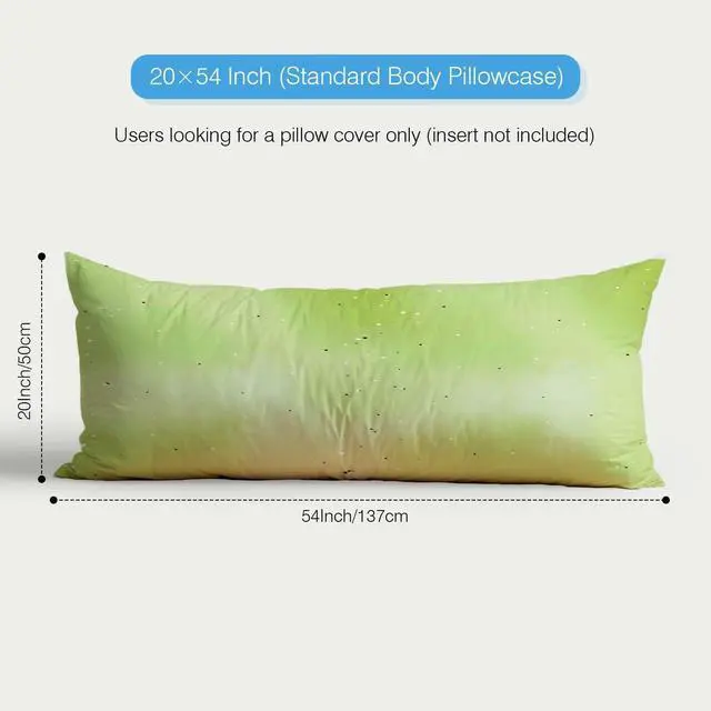 Alt view image 3 of 7 - Ultra Soft Body Pillowcase, Double-Sided Polyester Body Pillow Cover, Machine Washable Full Length Pillowcase for Bed & Sofa, Pillowcase Only