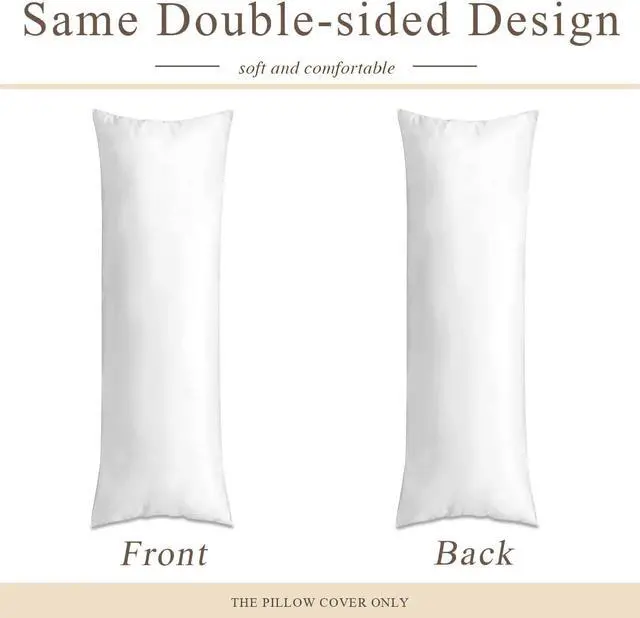 Alt view image 2 of 7 - Personalized Photo Pillowcase, Solid White, 20"x54"