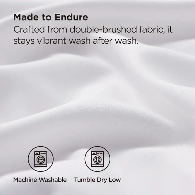 Alt view image 5 of 7 - Bedsure Queen Pillow Cases Set of 2 - White Brushed Microfiber Pillowcase 2 Pack, Super Soft Pillowcase, Pillow Shams Covers with Envelope Closure for Kids, Wrinkle, Fade Resistant, 20x30 Inches