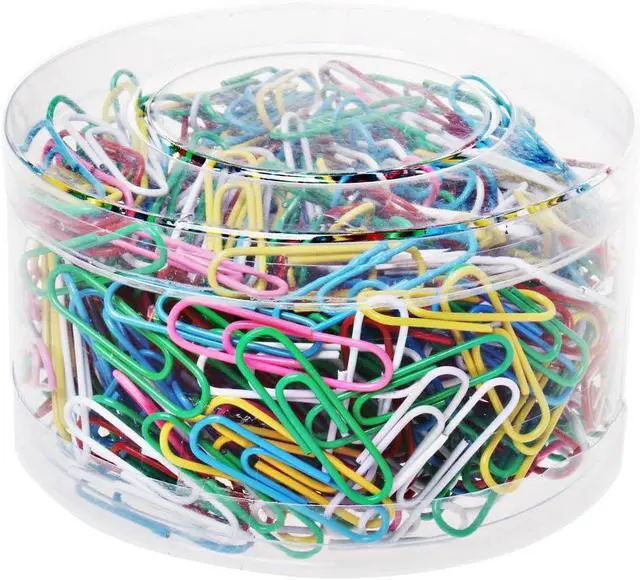 Alt view image 2 of 7 - SUMAJU 500 PCS Colored Paper Clips, 33 mm/1.3Inch Assorted Paperclips