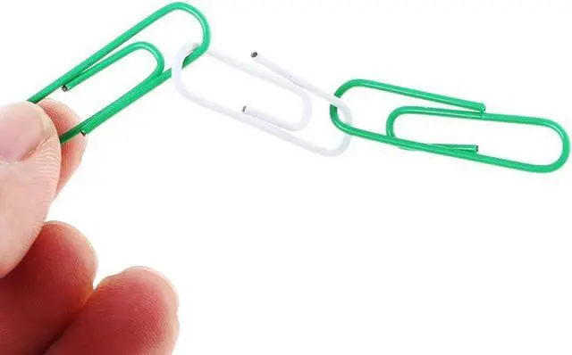 Alt view image 4 of 7 - SUMAJU 500 PCS Colored Paper Clips, 33 mm/1.3Inch Assorted Paperclips