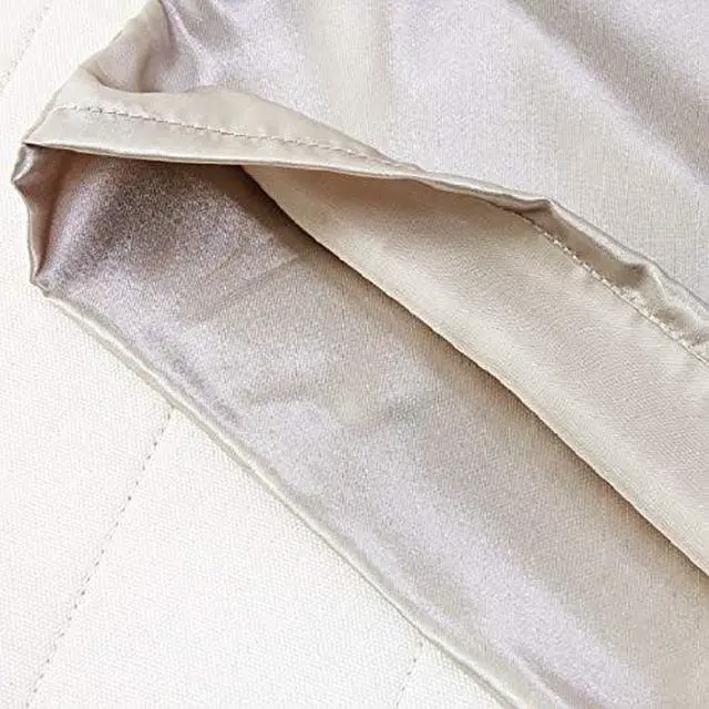Alt view image 7 of 7 - Satin Toddler Pillowcases Set of 2, 13x18 Travel Pillow Covers, Silver