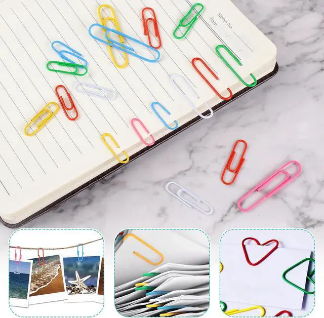 Alt view image 3 of 7 - Utron 360PCS Paperclips and Binder Clips Set, Assorted Size Clips Office Supplies in Container with Compartments, Colorful Office Paper Clips for Office and School Supplies, Document Organizing