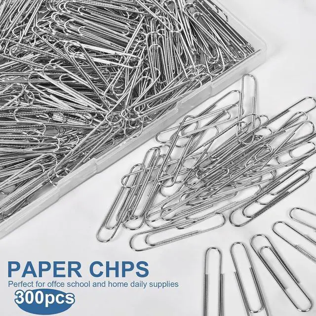 Alt view image 7 of 7 - Large Paper Clips Non-Skid,2' Jumbo PaperClips,300 Pcs Metal Paper Clips.