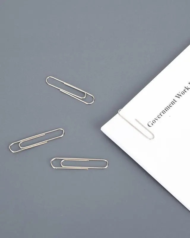 Alt view image 5 of 7 - PAPERPAL Jumbo Non-Skid Paper Clips, 2 Inch (50 mm), 300 Count, Silver