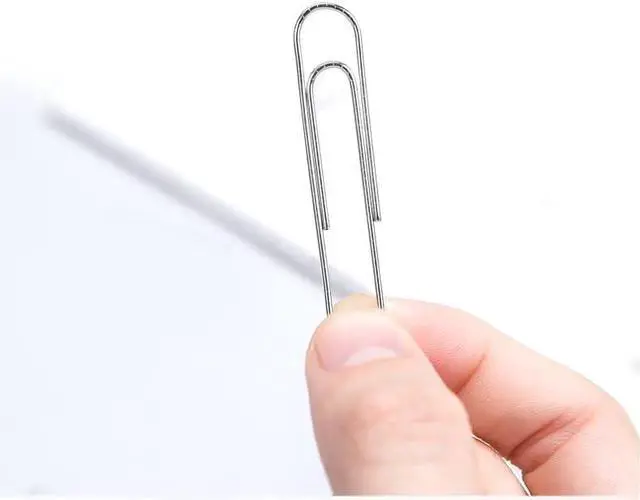Alt view image 6 of 7 - PAPERPAL Jumbo Non-Skid Paper Clips, 2 Inch (50 mm), 300 Count, Silver