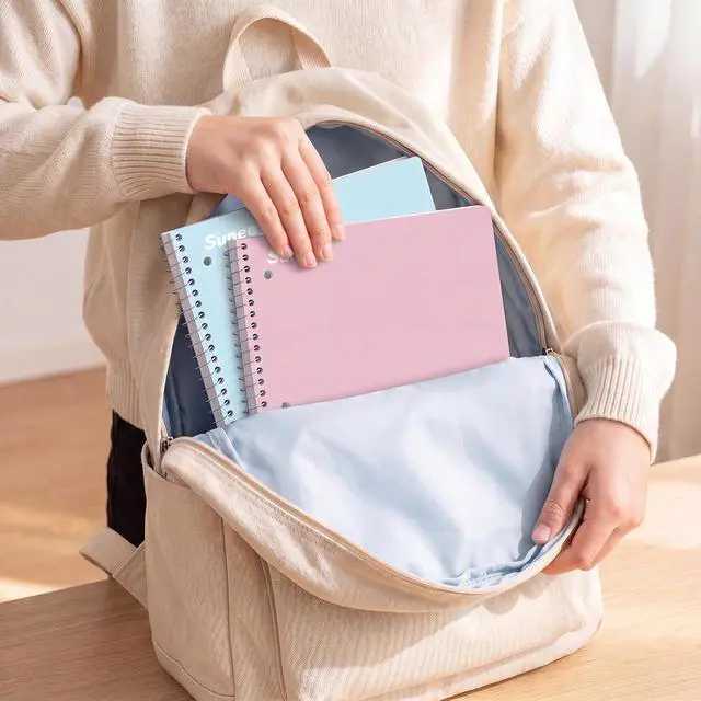 Alt view image 6 of 7 - SUNEE Spiral Notebooks, 3 Pack, 1-Subject, College Ruled Paper, 8" x 10-1/2", 70 Sheets per Notebook, Assorted Pastel Colors Spiral Notebooks for School