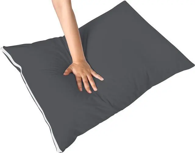 Alt view image 4 of 7 - Set of 2 Pillow Protectors with Zipper King Size, Pillow Covers