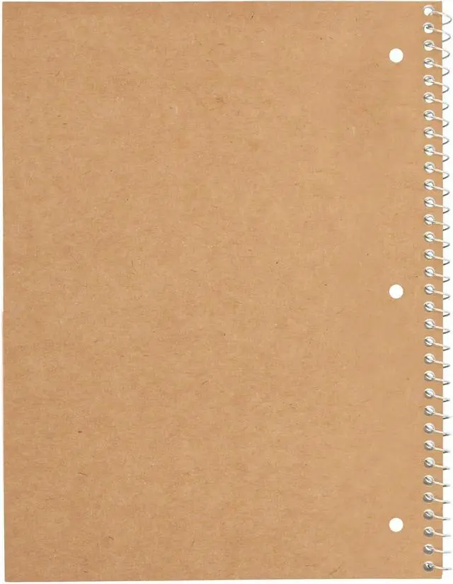 Alt view image 6 of 6 - Mead Spiral Notebook, 6 Pack, 1 Subject, College Ruled Paper, 7-1/2" x 10-1/2", 70 Sheets per Notebook, Assorted Bright Colors (830050-ECM)