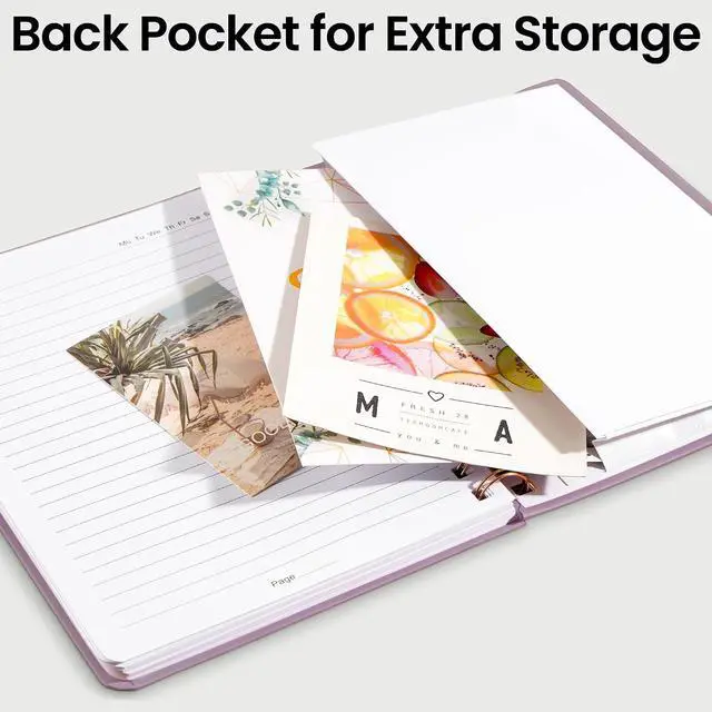 Alt view image 5 of 6 - Lined Spiral Journal Notebook, A5 College Ruled Notebook for Note-Taking