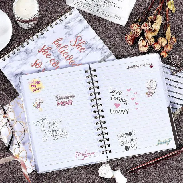 Alt view image 7 of 7 - Frasukis Ruled Notebook/Journal - Spiral Notebook, 8.5" X 6.4"