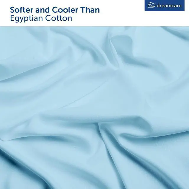 Alt view image 3 of 6 - Dreamcare King Pillow Cases Set of 2 - Double Brushed 1500 Luxury Series Microfiber - Envelope Closure, Wrinkle- Free, Cooling Pillow Cases - King Size Pillow Cases Set of 2 (20 x 40, Light Blue)