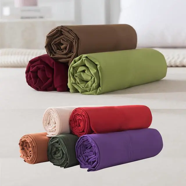 Alt view image 6 of 7 - WhatsBedding Body Pillow Cover Cotton, Envelope Closure, Beige, 20x54