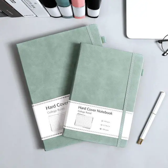 Alt view image 4 of 7 - CAGIE Journal Notebook for Women Men Leather Journaling Notebooks Diary A5