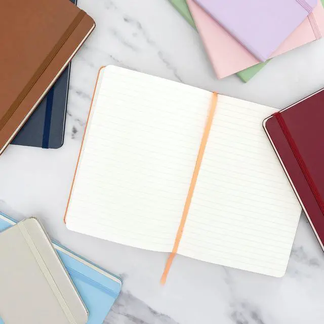 Alt view image 6 of 7 - PAPERAGE Lined Journal Notebook, Hardcover Journal for Women & Men, 160 Pages, (5.6 in x 8 in), College Ruled Journaling Notebook for Work, School Supplies & Note Taking, (Black)