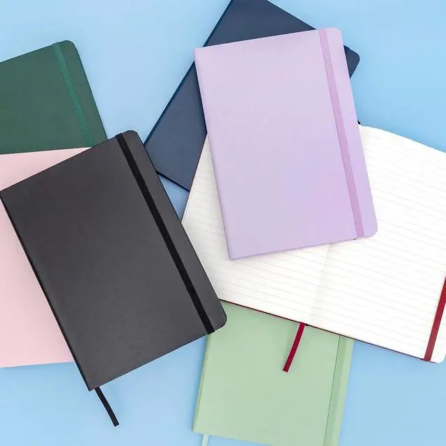 Alt view image 7 of 7 - PAPERAGE Lined Journal Notebook, Hardcover Journal for Women & Men, 160 Pages, (5.6 in x 8 in), College Ruled Journaling Notebook for Work, School Supplies & Note Taking, (Black)