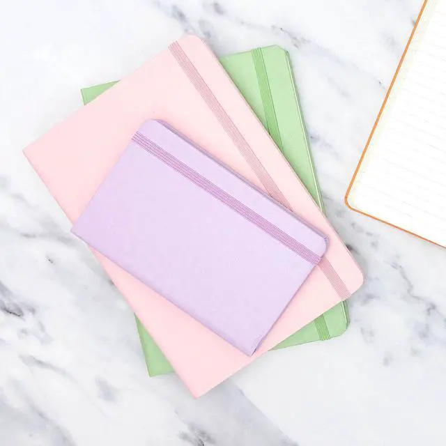 Alt view image 6 of 7 - PAPERAGE Lined Pocket Journal Notebook, 2 Pack, (Black), 160 Pages, Small Notebook, 3.6 inches x 5.6 inches - 100 GSM Thick Paper, Hardcover