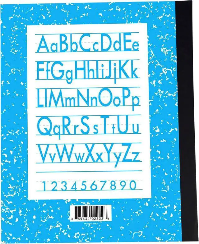 Alt view image 3 of 6 - School Smart Skip-A-Line Ruled Composition Book, Grade 2, Blue, 100 Pages - 085301
